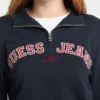 Sweatshirt met halve rits Sweatshirt met halve rits