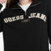 Sweatshirt met halve rits
