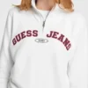 Sweatshirt met halve rits Sweatshirt met halve rits