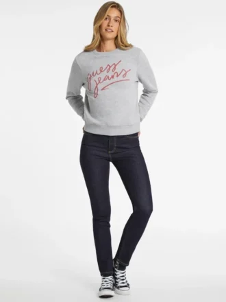 Sweatshirt met klassiek cursief logo