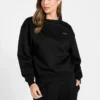 Sweatshirt met logo en ronde hals