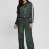Sweatshirt met rits en mini-pailletten Sweatshirt met rits en mini-pailletten