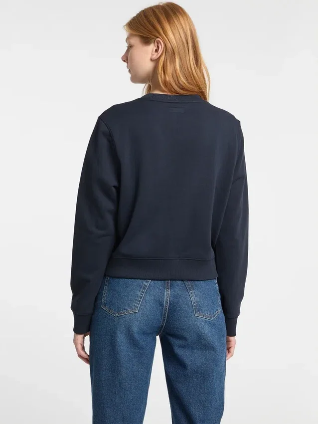 Sweatshirt met ronde hals en borduursel Sweatshirt met ronde hals en borduursel