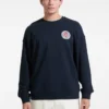 Sweatshirt met ronde hals en varsity-logo Sweatshirt met ronde hals en varsity-logo