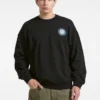 Sweatshirt met ronde hals en varsity-logo Sweatshirt met ronde hals en varsity-logo