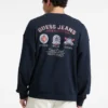 Sweatshirt met ronde hals en varsity-logo Sweatshirt met ronde hals en varsity-logo