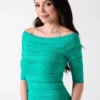 Syria Pointelle-truien-jurk