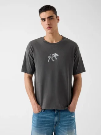 T-Shirt met bedrukt logo