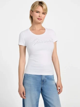 T-shirt met geborduurd Eco-logo