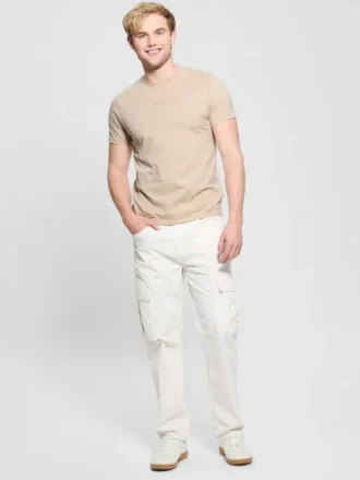T-shirt met geborduurd kenmerkend logo