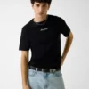 T-shirt met geborduurd logo