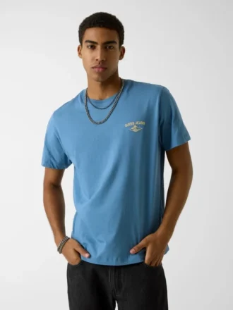 T-shirt met geborduurd logo