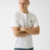 T-shirt met geborduurd logo T-shirt met geborduurd logo