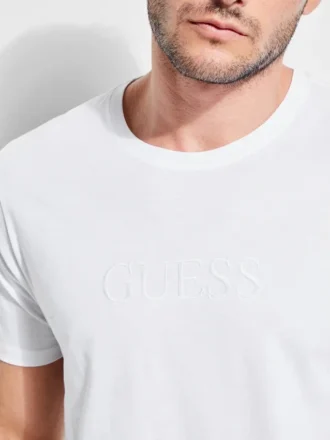 T-shirt met geborduurd logo