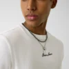 T-shirt met geborduurd logo