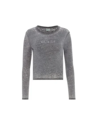 T-shirt met lange mouwen en stretch T-shirt met lange mouwen en stretch