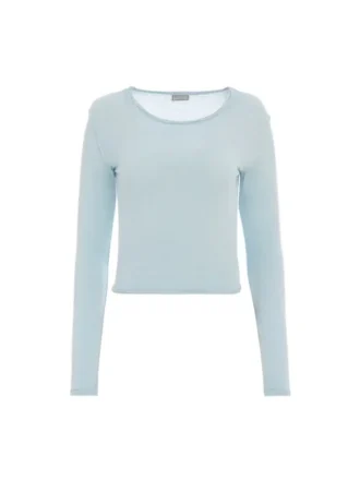 T-shirt met lange mouwen en stretch