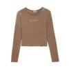 T-shirt met lange mouwen en stretch