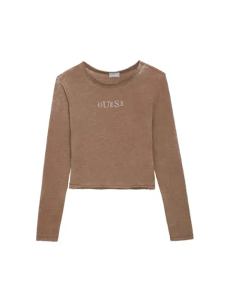 T-shirt met lange mouwen en stretch