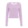 T-shirt met lange mouwen en stretch