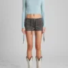 T-shirt met lange mouwen en stretch