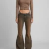T-shirt met lange mouwen en stretch