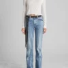 T-shirt met lange mouwen en stretch