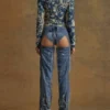 T-shirt met lange mouwen en stretch