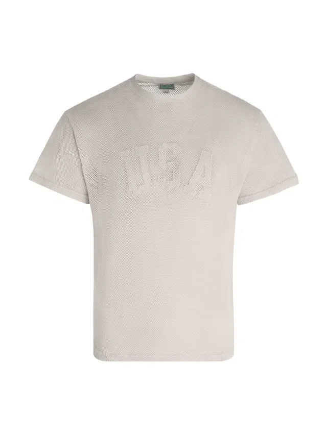 T-shirt met open mesh T-shirt met open mesh