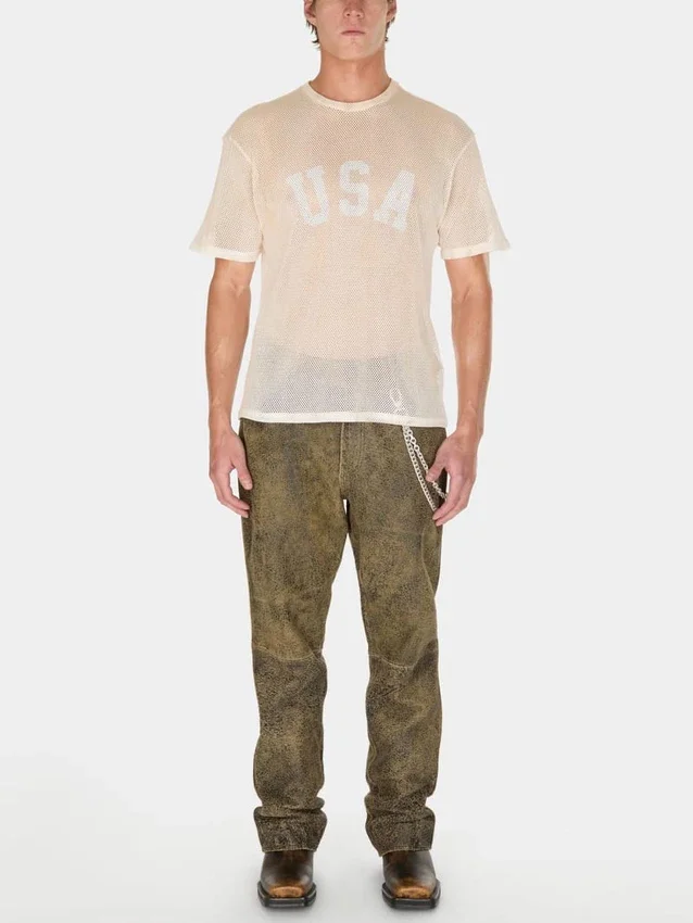 T-shirt met open mesh T-shirt met open mesh