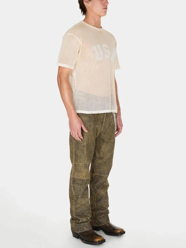 T-shirt met open mesh T-shirt met open mesh