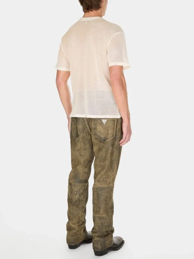 T-shirt met open mesh T-shirt met open mesh