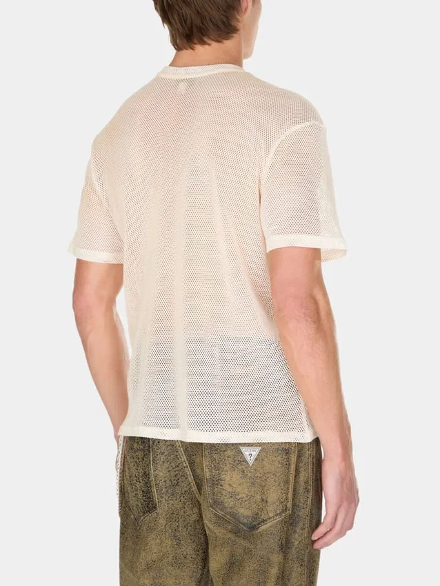 T-shirt met open mesh T-shirt met open mesh