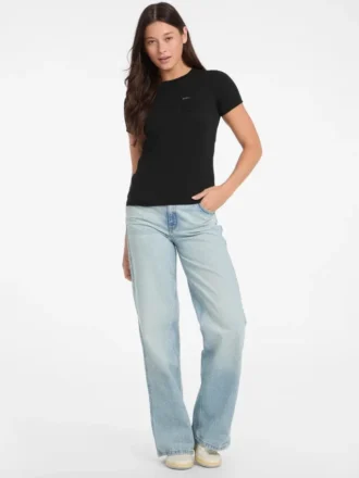 T-shirt met ronde hals