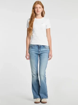 T-shirt met ronde hals