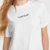 T-shirt met ronde hals en logo T-shirt met ronde hals en logo