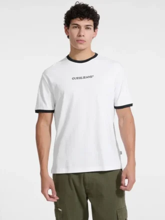 T-shirt met ronde hals en logo