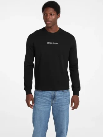 T-shirt met ronde hals en logo