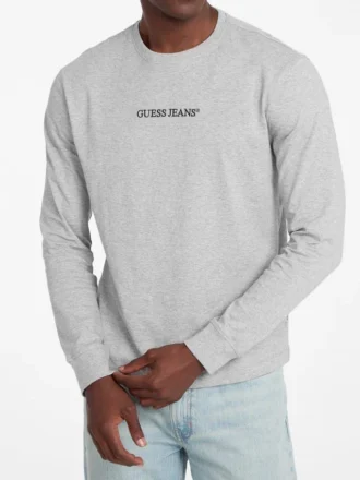 T-shirt met ronde hals en logo