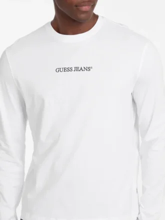 T-shirt met ronde hals en logo