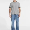 T-shirt met ronde hals en logo T-shirt met ronde hals en logo