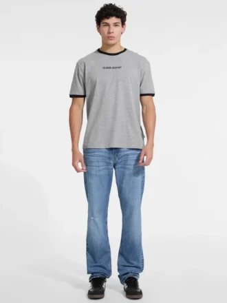 T-shirt met ronde hals en logo