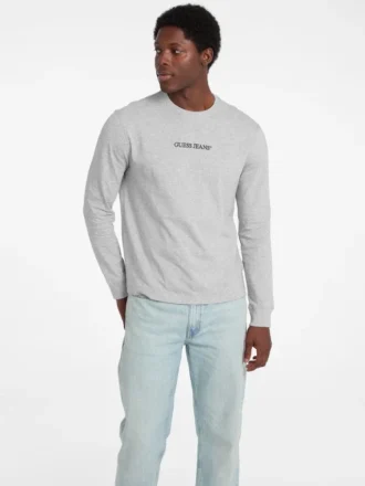 T-shirt met ronde hals en logo