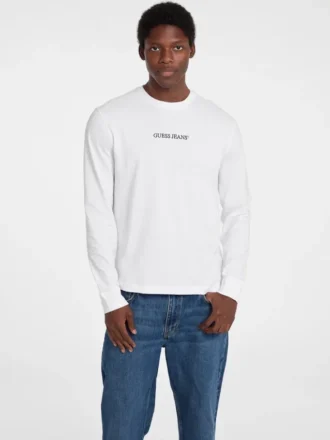 T-shirt met ronde hals en logo