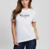 T-shirt met ronde hals en piramidevormige studs