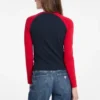 T-shirt met ronde hals en raglanmouwen T-shirt met ronde hals en raglanmouwen