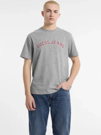 T-shirt met ronde hals in collegestijl T-shirt met ronde hals in collegestijl