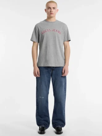 T-shirt met ronde hals in collegestijl T-shirt met ronde hals in collegestijl