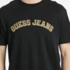 T-shirt met ronde hals in collegestijl