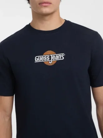 T-shirt met ronde hals Sunset